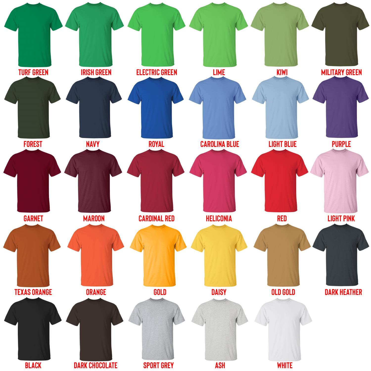 t shirt color chart - Elite Dangerous Merch