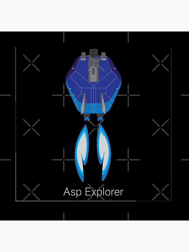 Elite Dangerous Asp Explorer Throw Pillow - Image 2