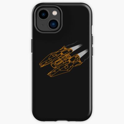 Elite Dangerous Mamba Wireframe Orange Iphone Case