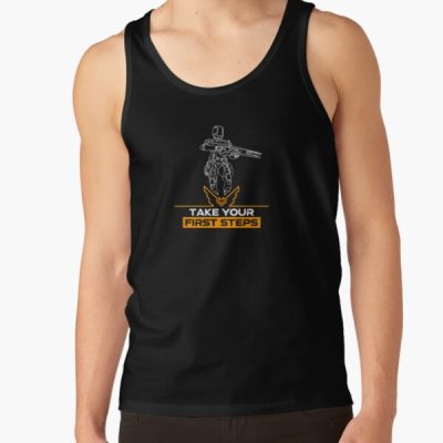 Elite Dangerous Take Your First Steps Orange Tank Top