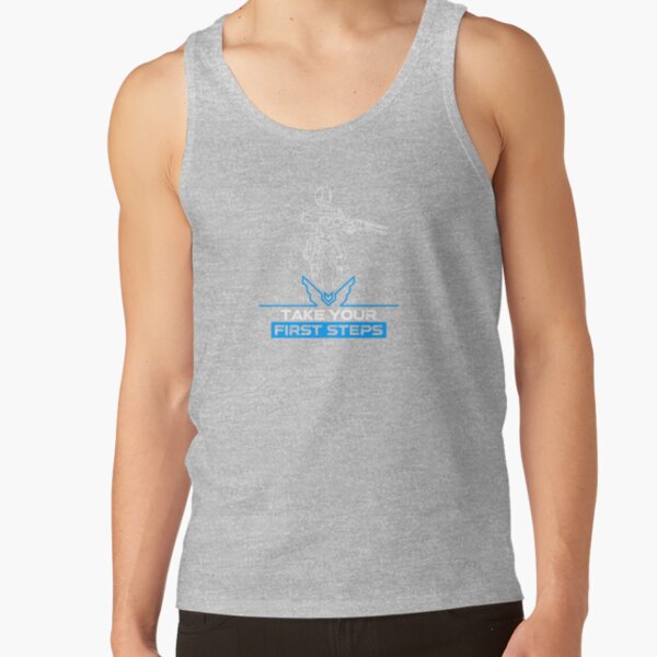 Elite Dangerous Take Your First Steps Blue Tank Top - Image 3