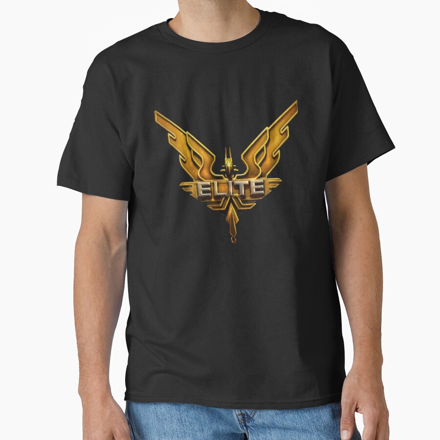 Elite Dangerous Gold Logo T-shirt - Image 2