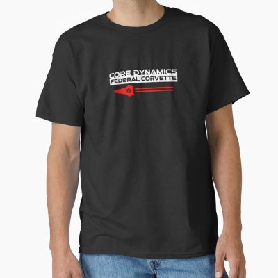 Elite Dangerous Core Dynamics Federal Corvette T-shirt