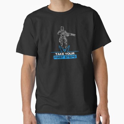 Elite Dangerous Take Your First Steps Blue T-shirt