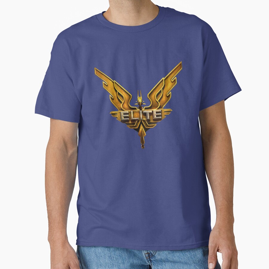 Elite Dangerous Gold Logo T-shirt - Image 4