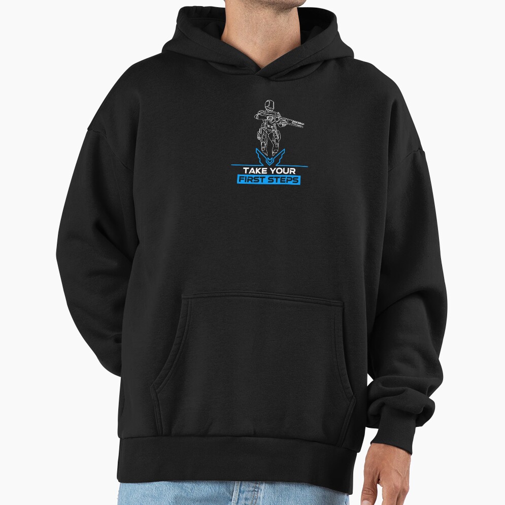 Elite Dangerous Take Your First Steps Blue Hoodie