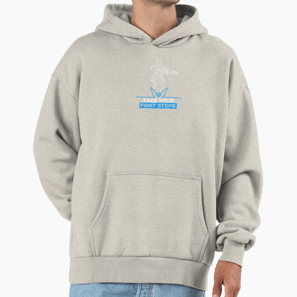 Elite Dangerous Take Your First Steps Blue Hoodie - Image 3