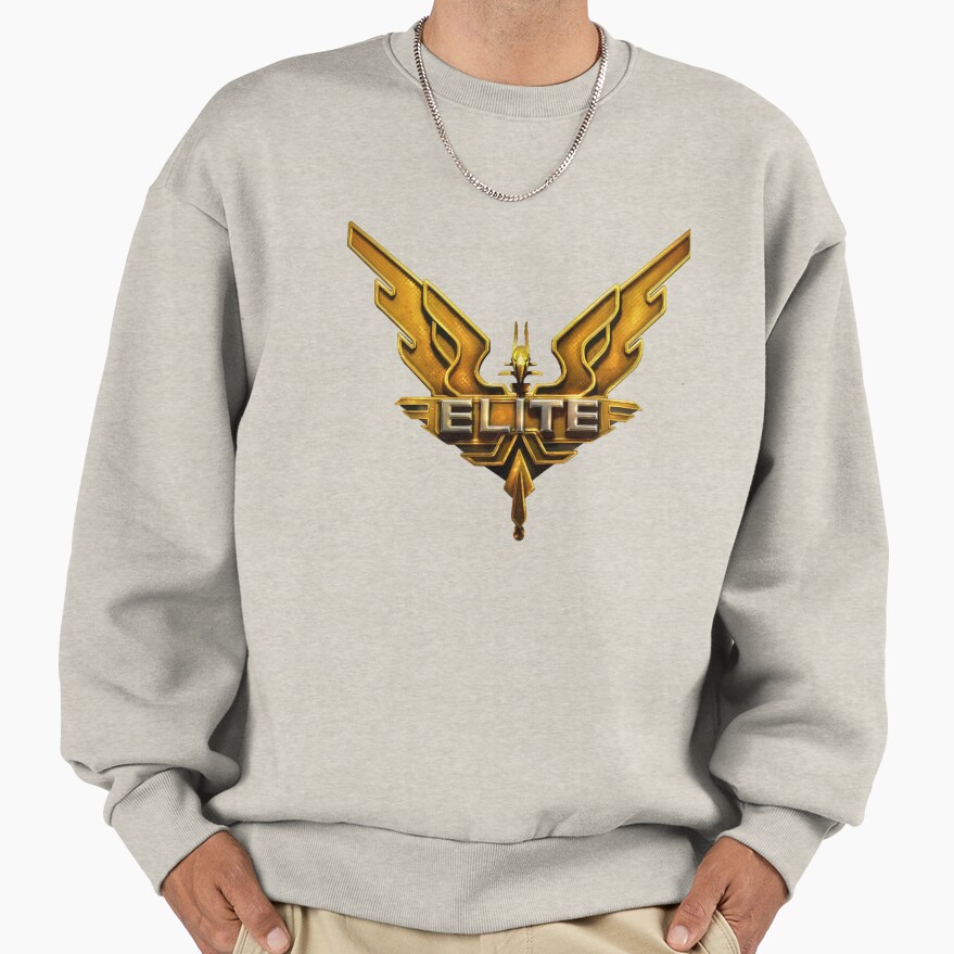 Elite Dangerous Gold Logo Sweatshirt - Image 3