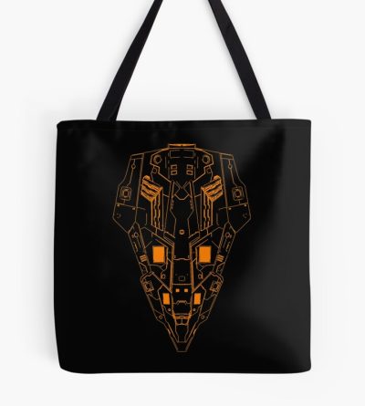 Elite Dangerous Python Wireframe Minimalist Tote Bag