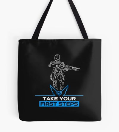Elite Dangerous Take Your First Steps Blue Tote Bag