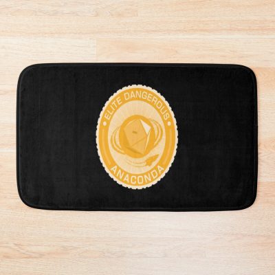 Elite Dangerous Python Seal Yellow Bath Mat