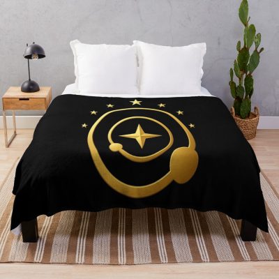 Felicia Winters Elite Dangerous Power Emblem Throw Blanket