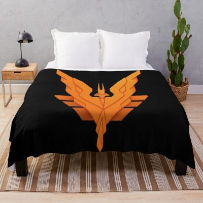 Elite Dangerous Combat Elite Emblem Throw Blanket