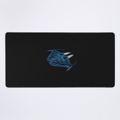 Elite Dangerous Krait Mkii Wireframe Blue Mouse Pad