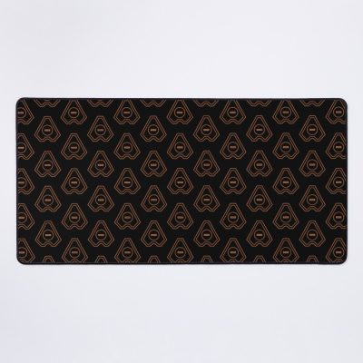 Elite Dangerous Fleet Carrier Orange Mouse Pad