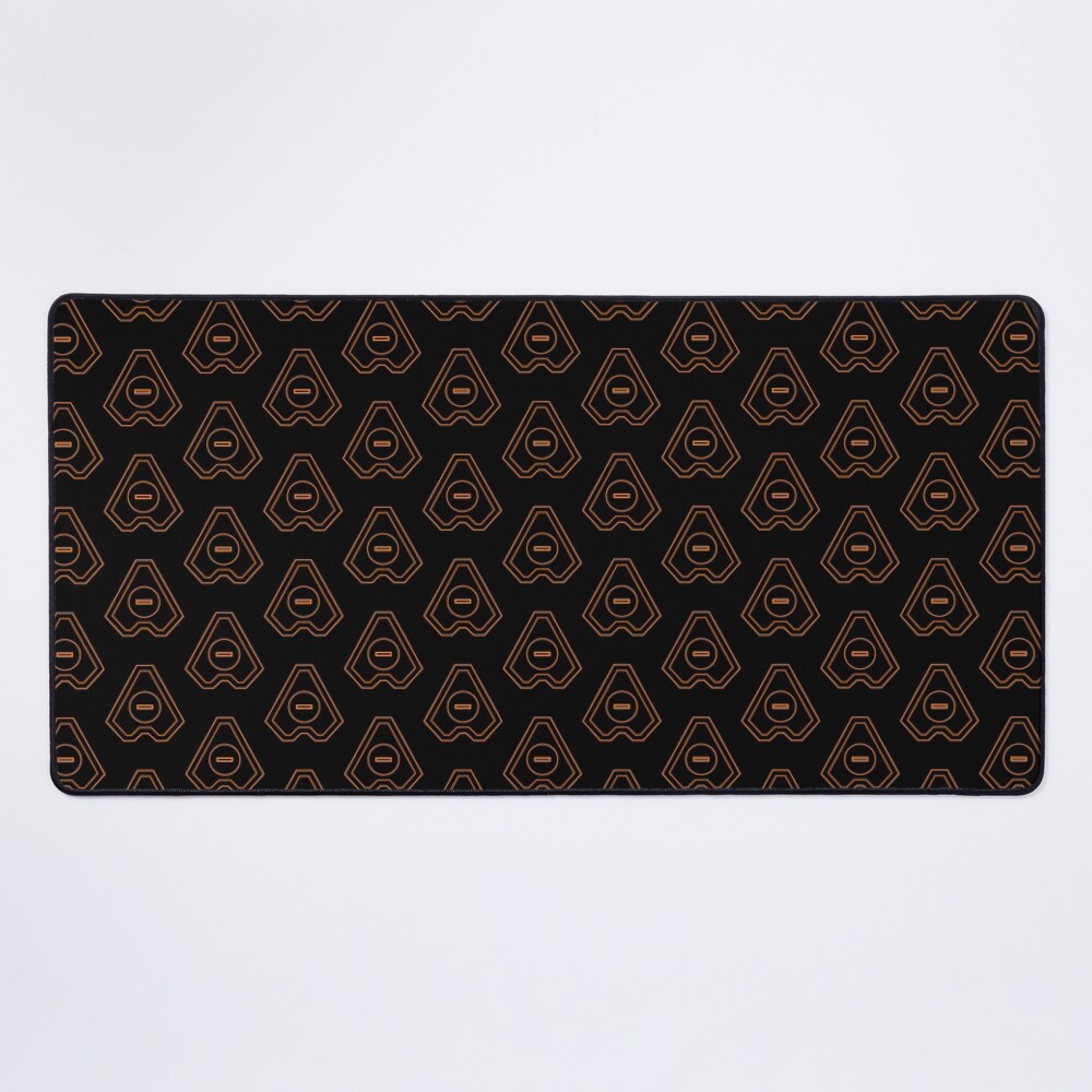 Elite Dangerous Fleet Carrier Orange Mouse Pad