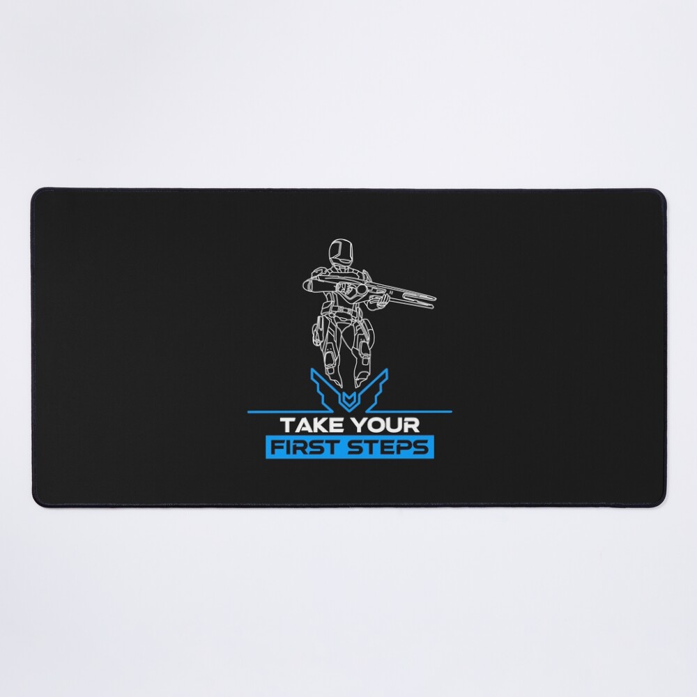 Elite Dangerous Take Your First Steps Blue Mouse Pad