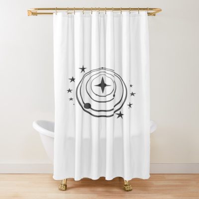 Elite Dangerous Federation Emblem Shower Curtain