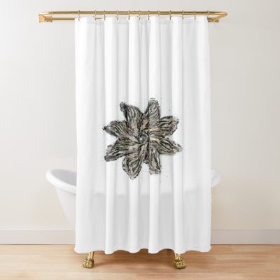 Elite Dangerous Thargoid Cyclops Sketch Minimalist Active Shower Curtain