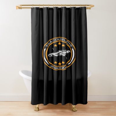 Elite Dangerous Anaconda Shower Curtain