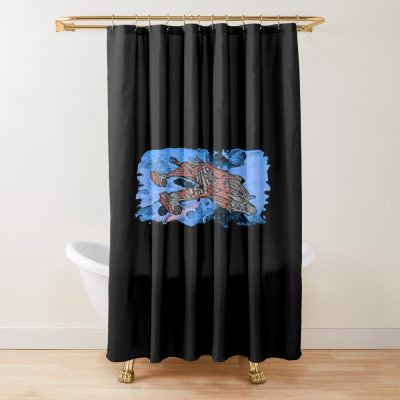 Elite Dangerous Alliance Chieftain Shower Curtain