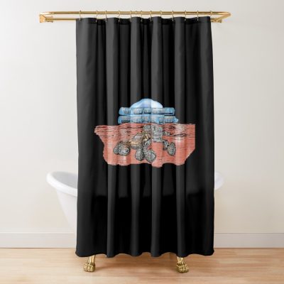 Elite Dangerous Srv Scarab Vodel Scarab Shower Curtain
