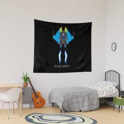 Elite Dangerous Krait Mk2 Drawing Tapestry