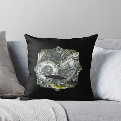 Elite Dangerous Coriolis Station Throw Pillow