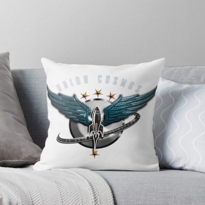 Union Cosmos Uucc Elite Dangerous Squadron Emblem Throw Pillow