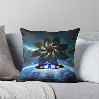 Elite Dangerous Design Throw Pillow