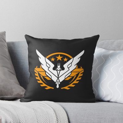 Elite Dangerous Triple Elite Throw Pillow